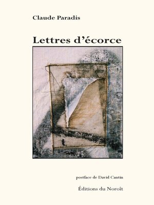 cover image of Lettres d'écorce